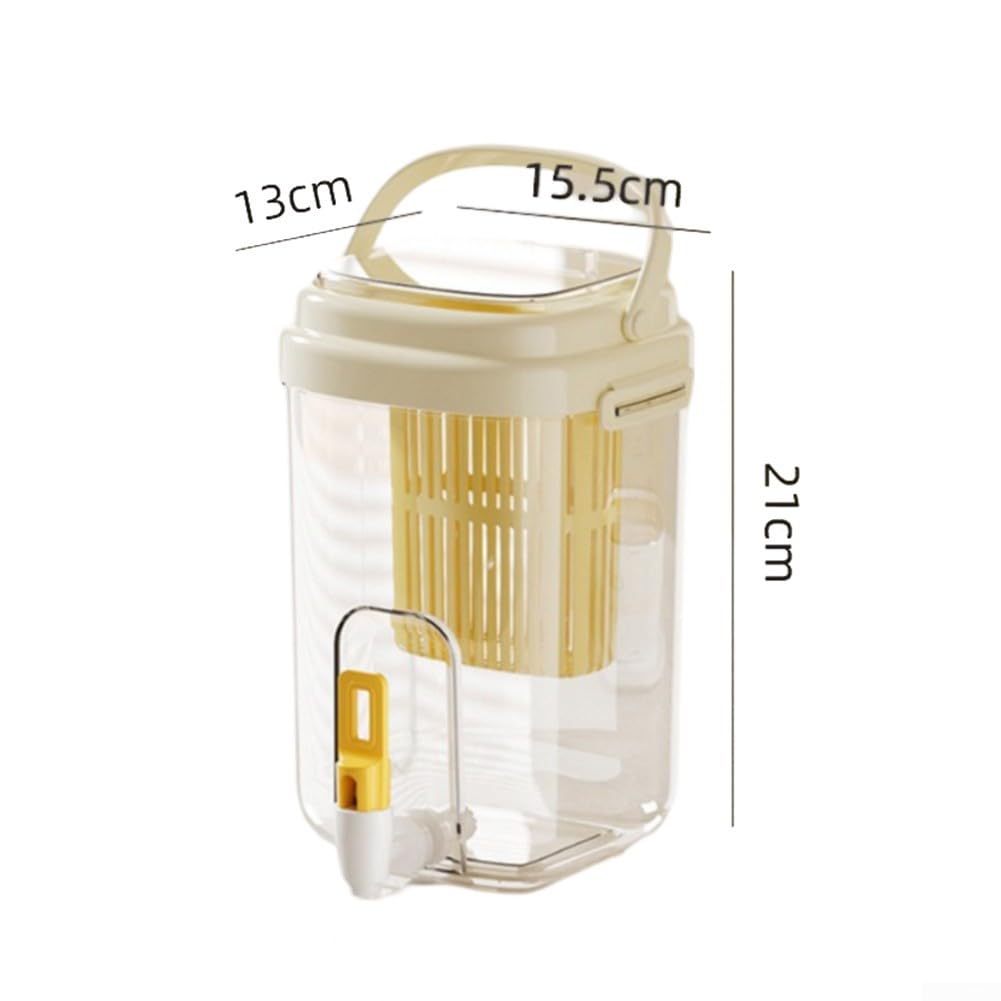 Cold Water Pitcher with Faucet and Tea Infuser J999725