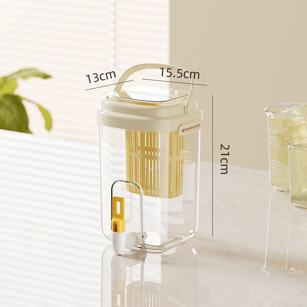 Cold Water Pitcher with Faucet and Tea Infuser J999725