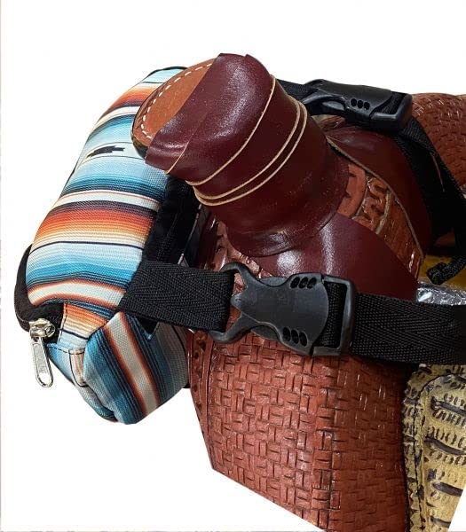 Southwest Print Insulated Nylon Saddle Pouch G123919