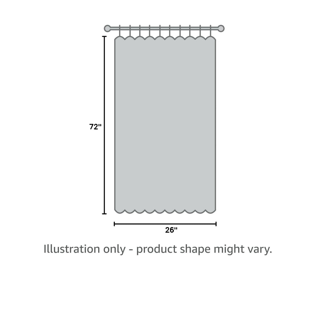 Grey Blackout Thermal Insulated Curtain N2706