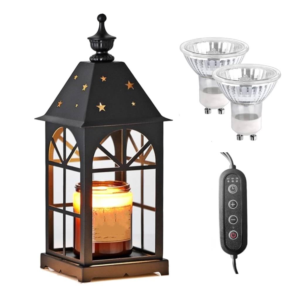 Candle Warmer Lamp with Timer and 2 Bulbs S884