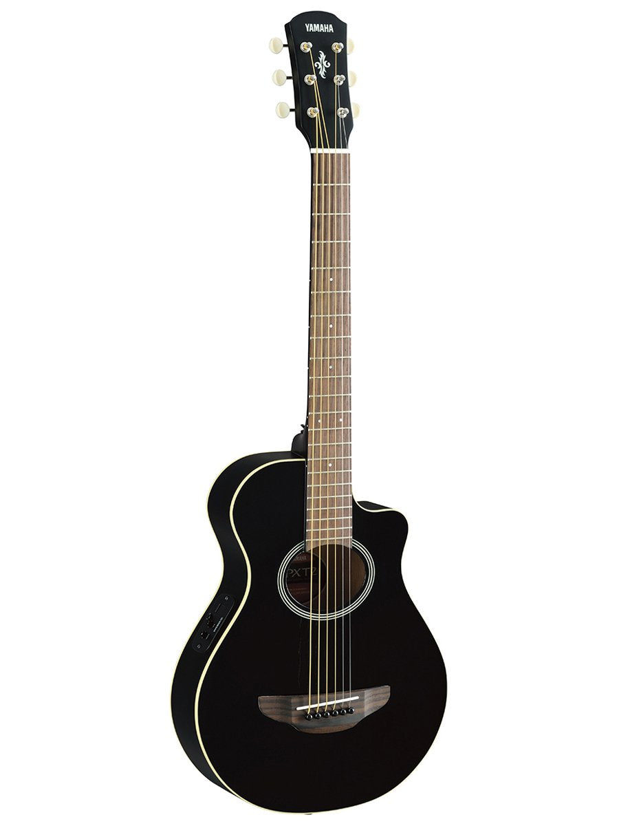3/4-Size Black Acoustic-Electric Guitar R6689