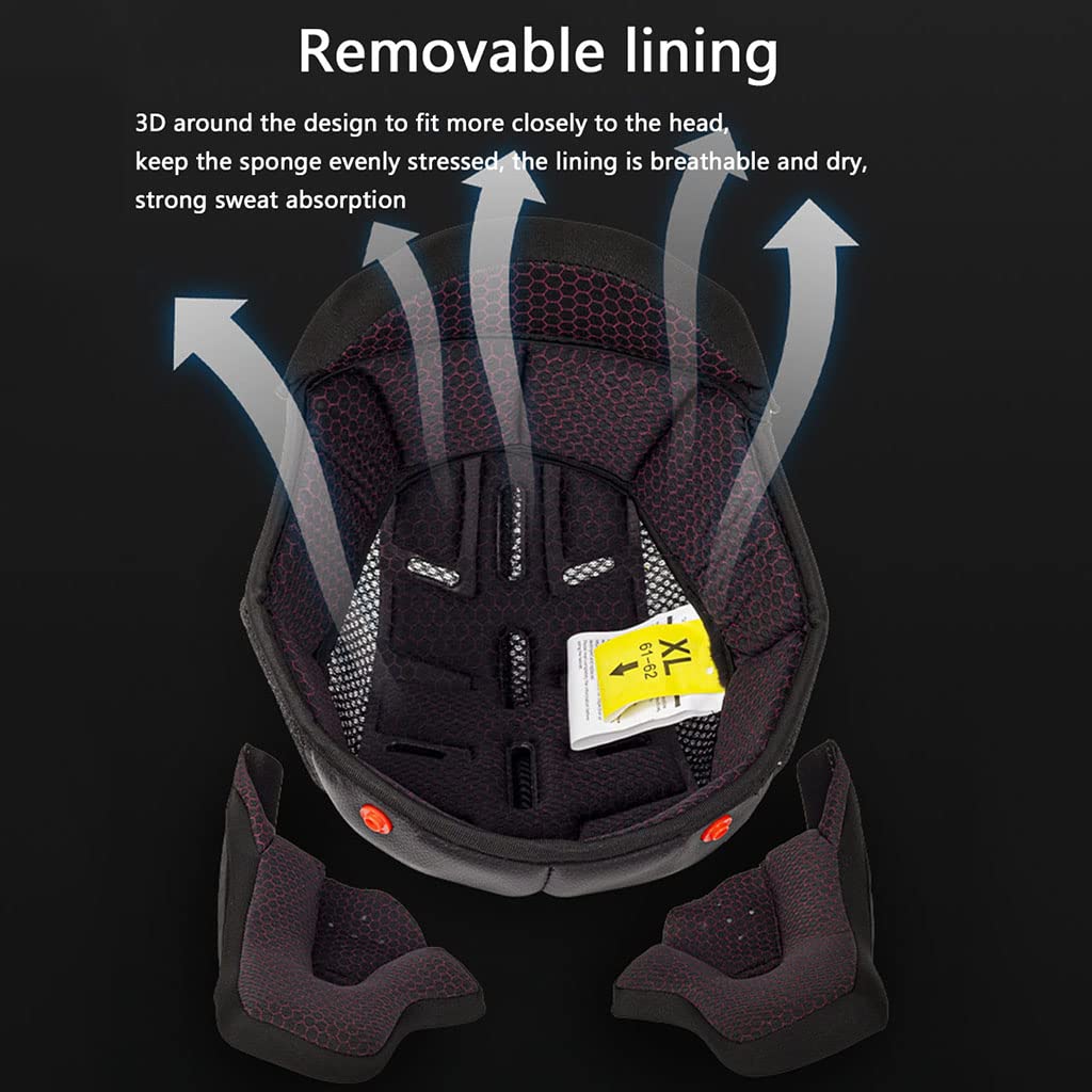 Black Carbon Fiber Modular Motorcycle Helmet M99015