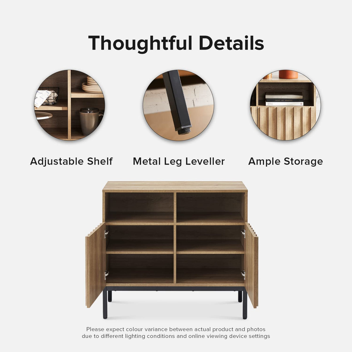 Oak Storage Cabinet Sideboard X743389