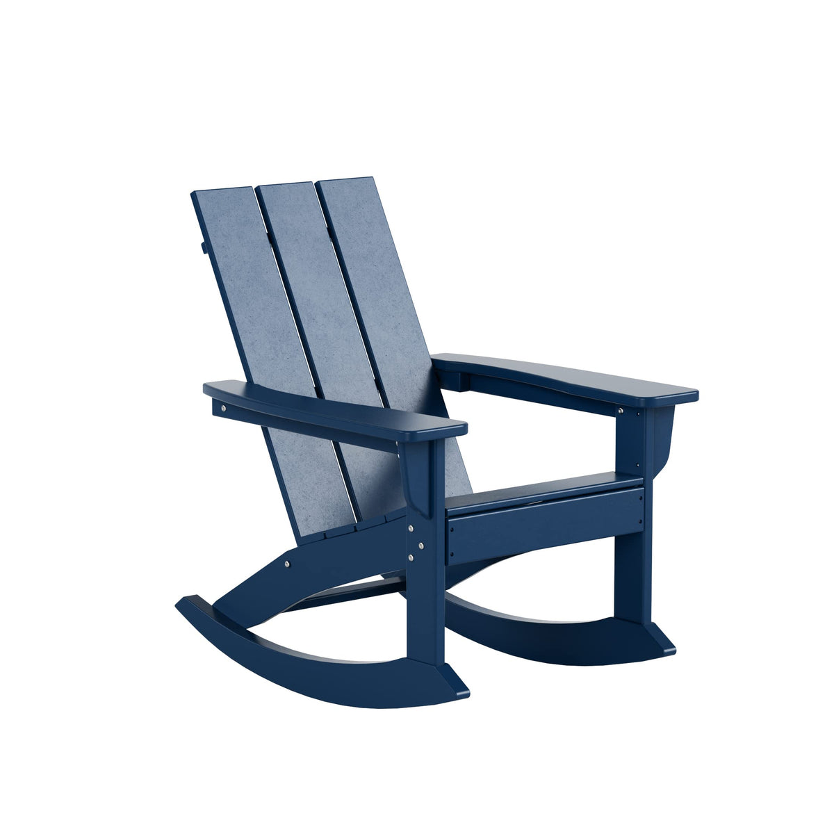 Navy Blue Poly Adirondack Chair Set of 2 T796821