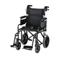 Lightweight Transport Chair with Locking Hand Brakes, Black P677328
