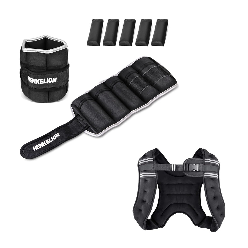 1 Pair 5Lbs Adjustable Ankle Weights A624