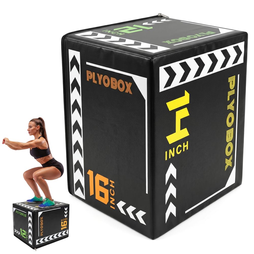 12/14/16 Inch 3-in-1 Plyometric Jump Box K806