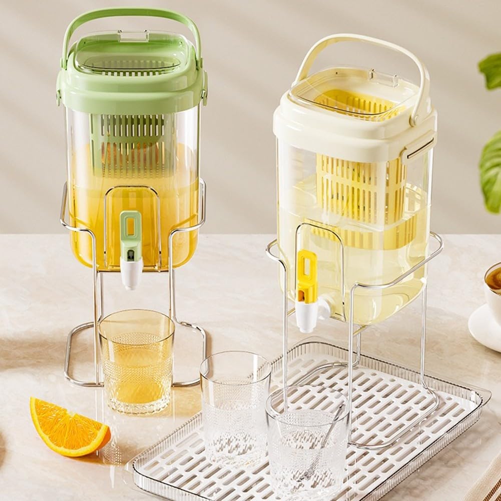 Cold Water Pitcher with Faucet and Tea Infuser J999725