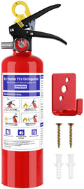 1 Pack 2.5 lb ABC Dry Chemical Fire Extinguisher with Bracket F412