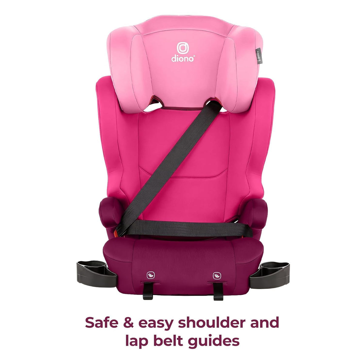 2-in-1 Belt Positioning Booster Seat, Pink Z30868