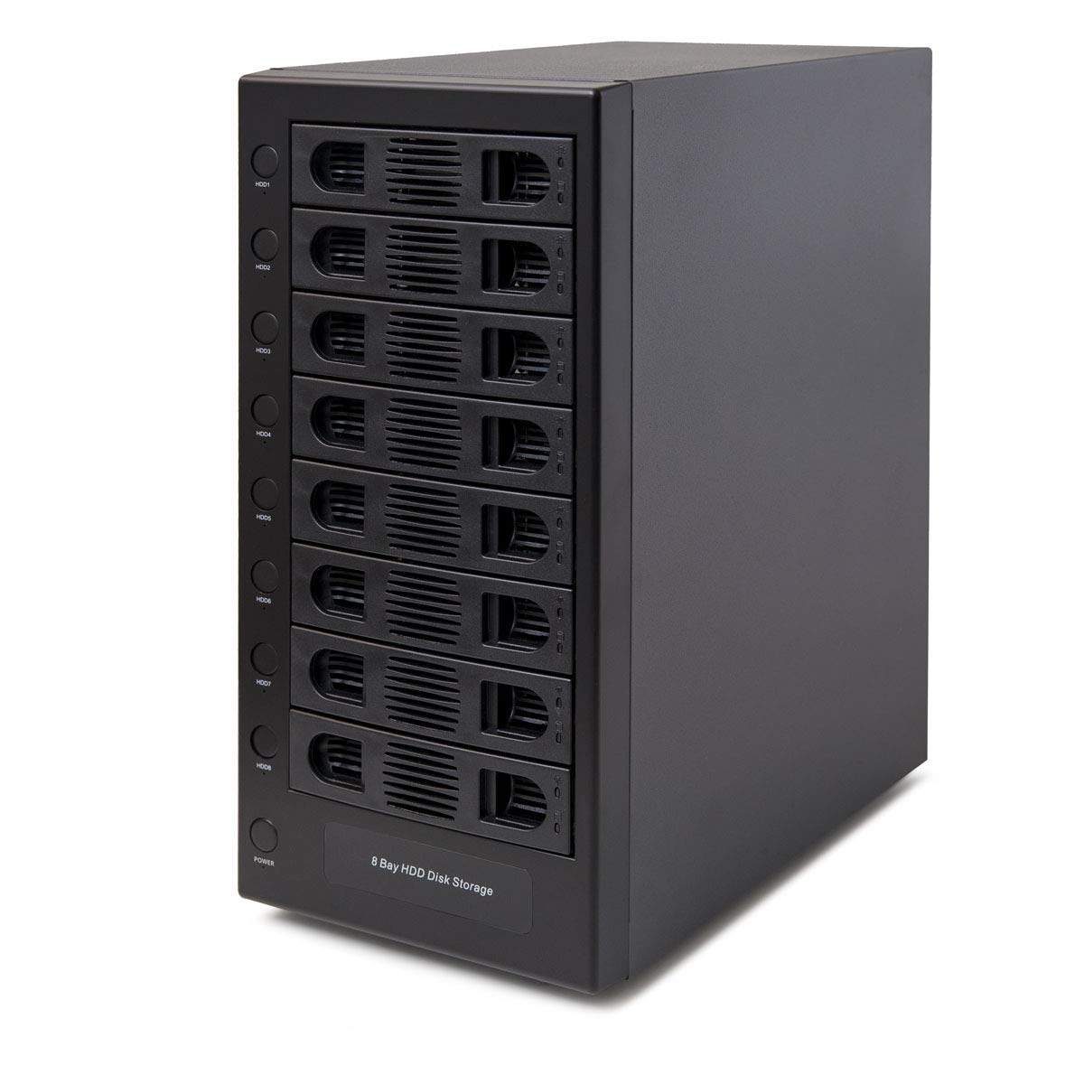 8-Bay Black Hard Drive Enclosure U547