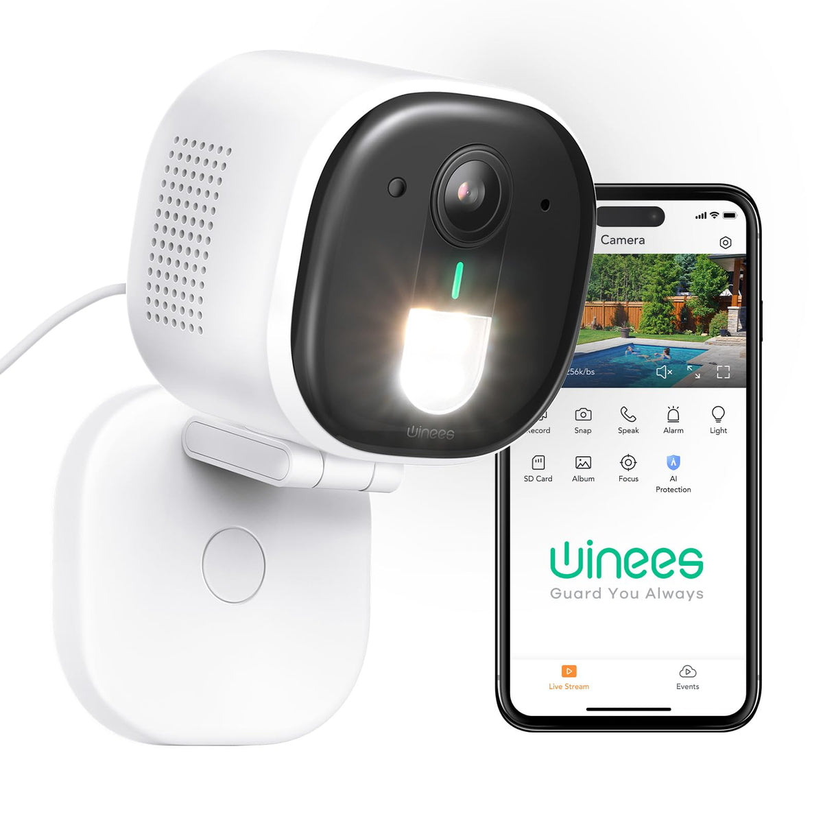 Wired 2K Wi-Fi Security Cameras S911