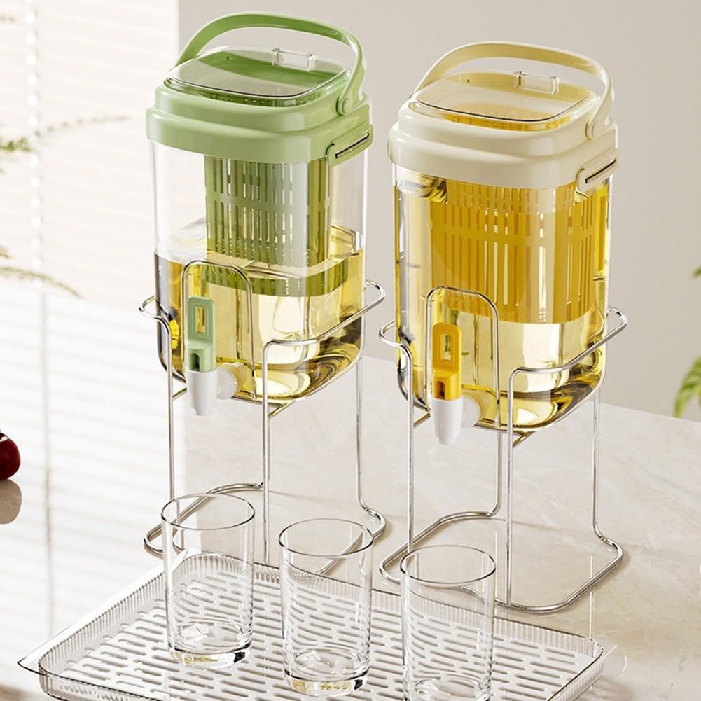 Cold Water Pitcher with Faucet and Tea Infuser J999725
