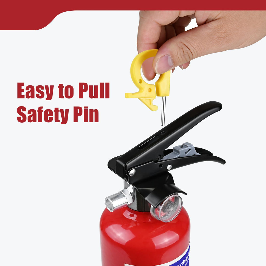 1 Pack 2.5 lb ABC Dry Chemical Fire Extinguisher with Bracket F412
