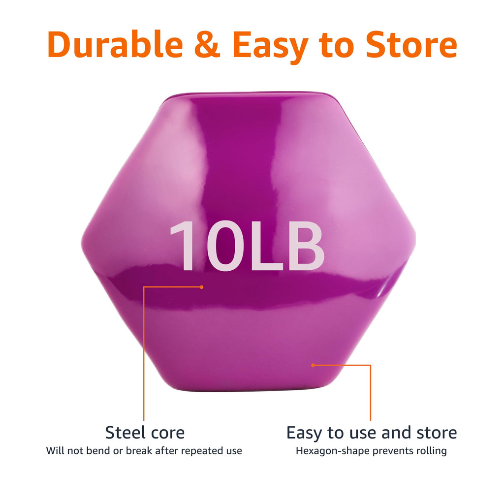 Vinyl Coated Dumbbell Hand Weights O657524