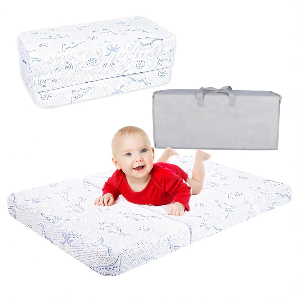38x26 Trifold Dual-Sided Memory Foam Pack and Play Mattress X601