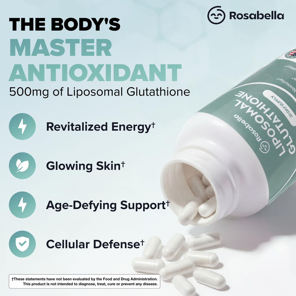 500mg Glutathione Supplement 60 Capsules Y135456