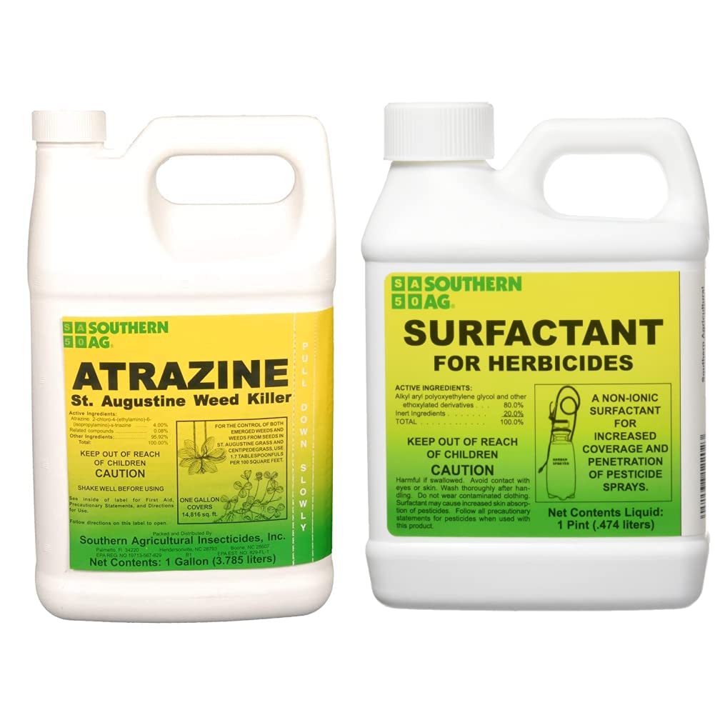 Atrazine St. Augustine Grass Weed Killer, 1 Gallon & Surfactant I3311