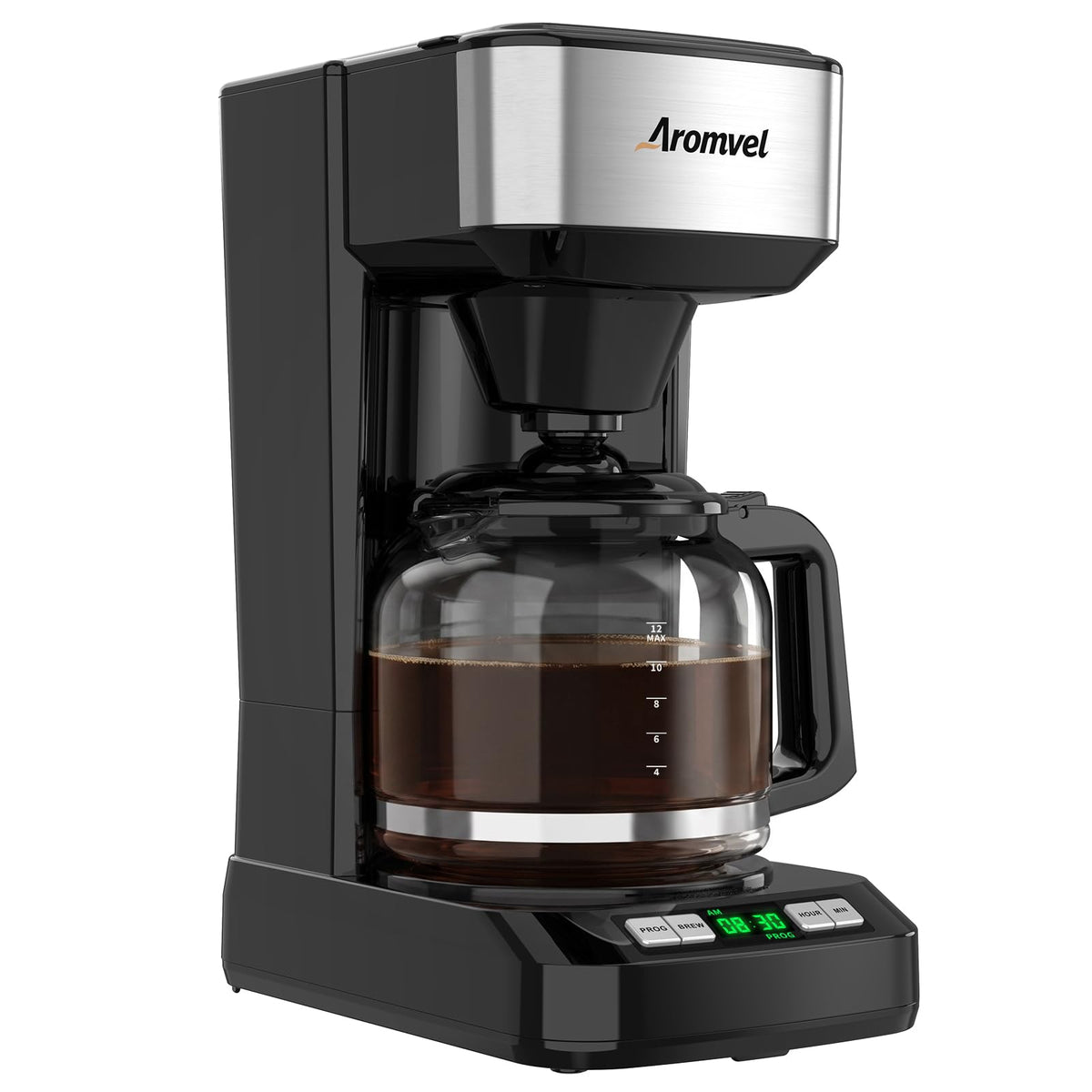 12-Cup Programmable Drip Coffee Maker with Glass Carafe R851337