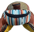Southwest Print Insulated Nylon Saddle Pouch G123919