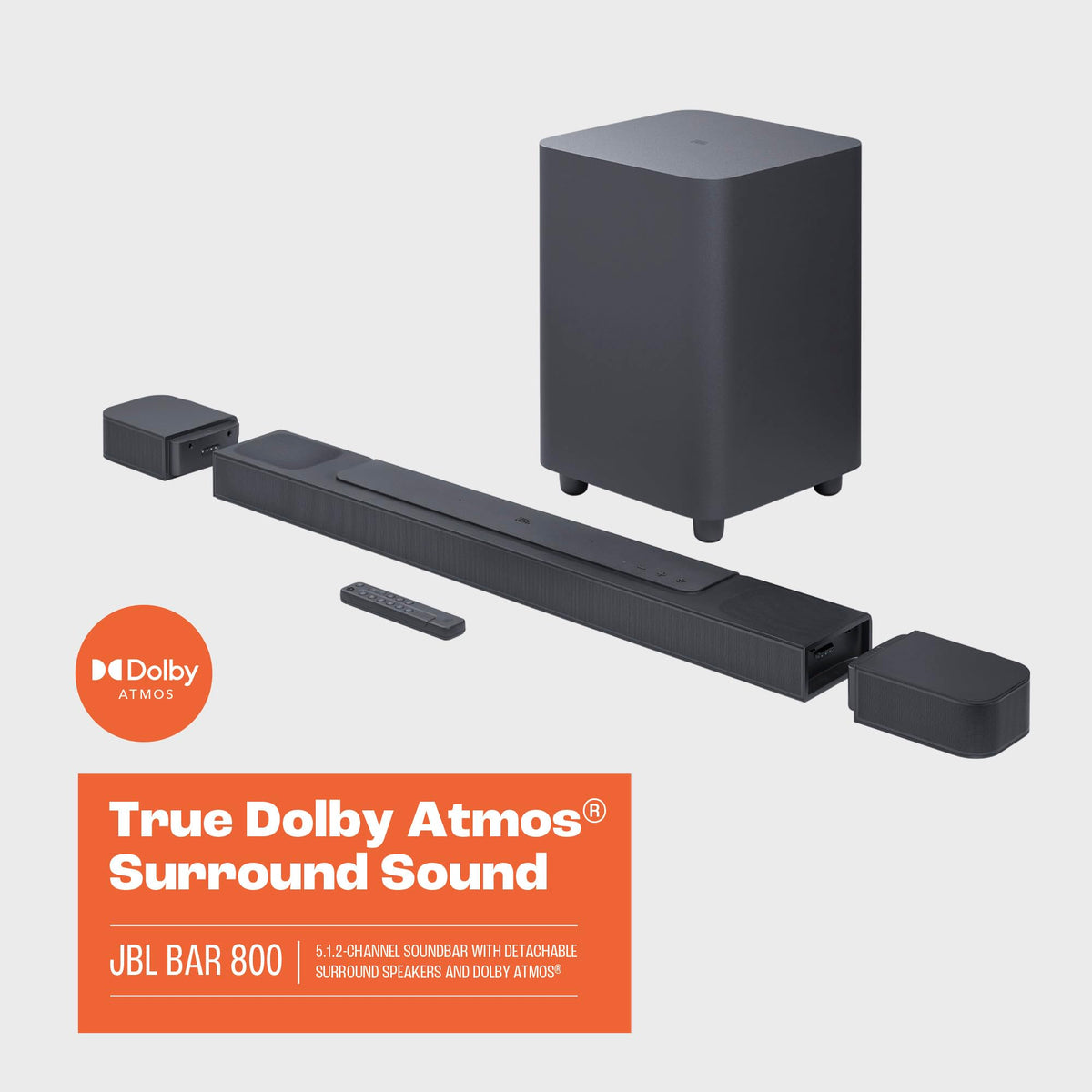 5.1.2-Channel Soundbar with Wireless Subwoofer and Dolby Atmos H633