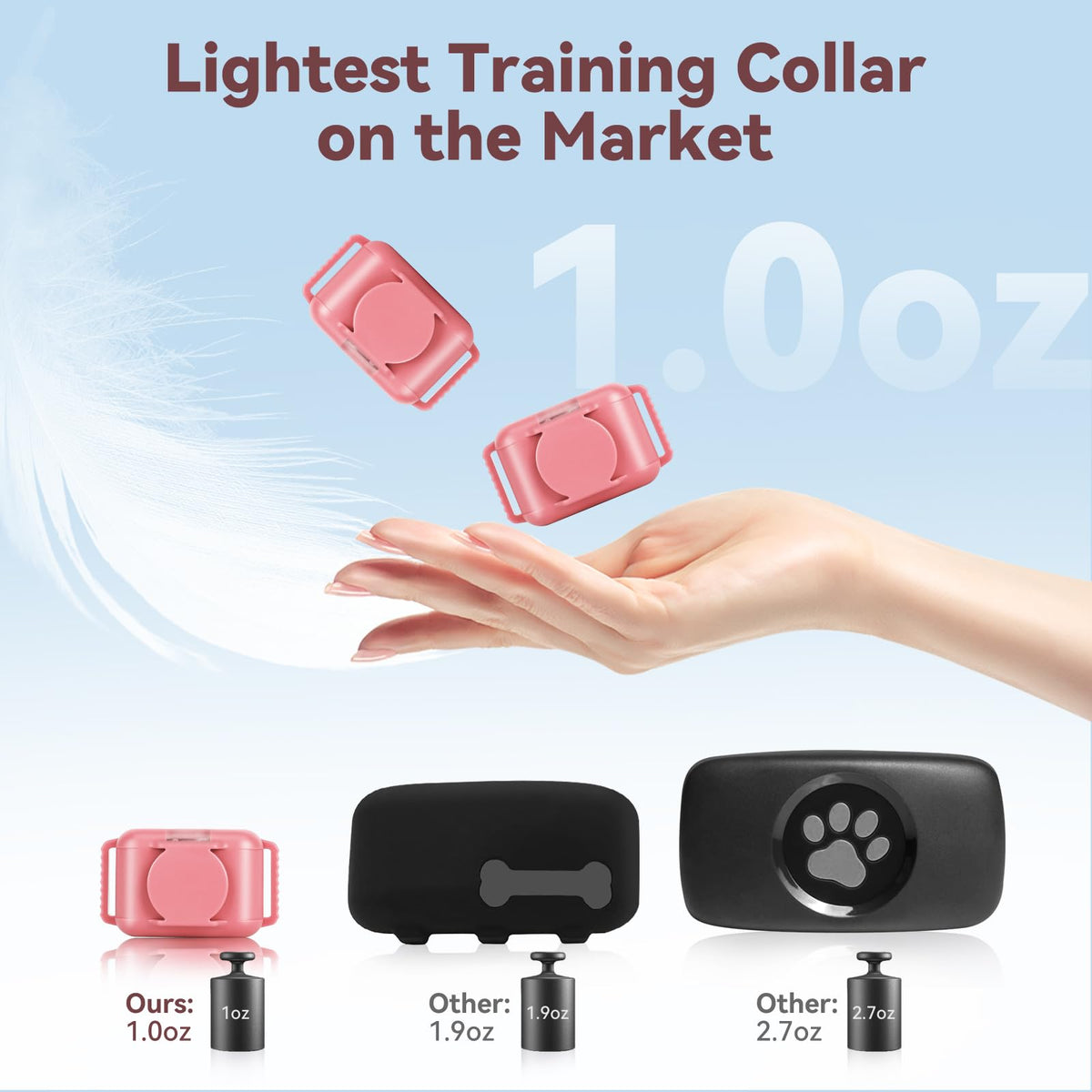 Pink Cat Shock Collar with Remote W470