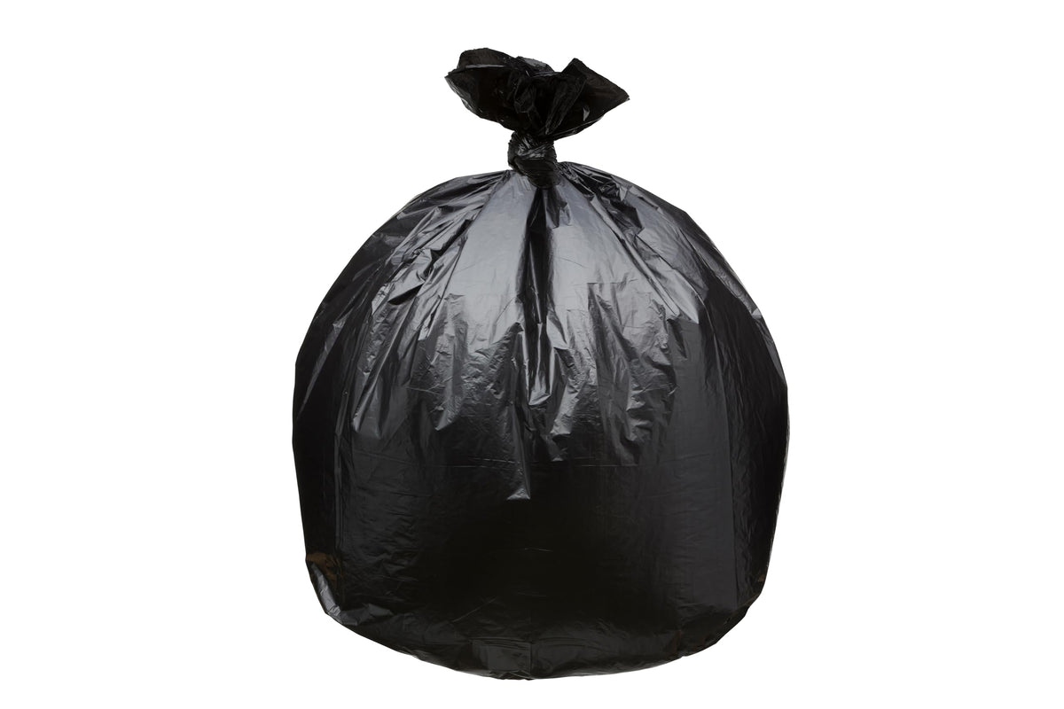 45 Gallon Black 1.5 Mil Trash Bags 100 Count F325525