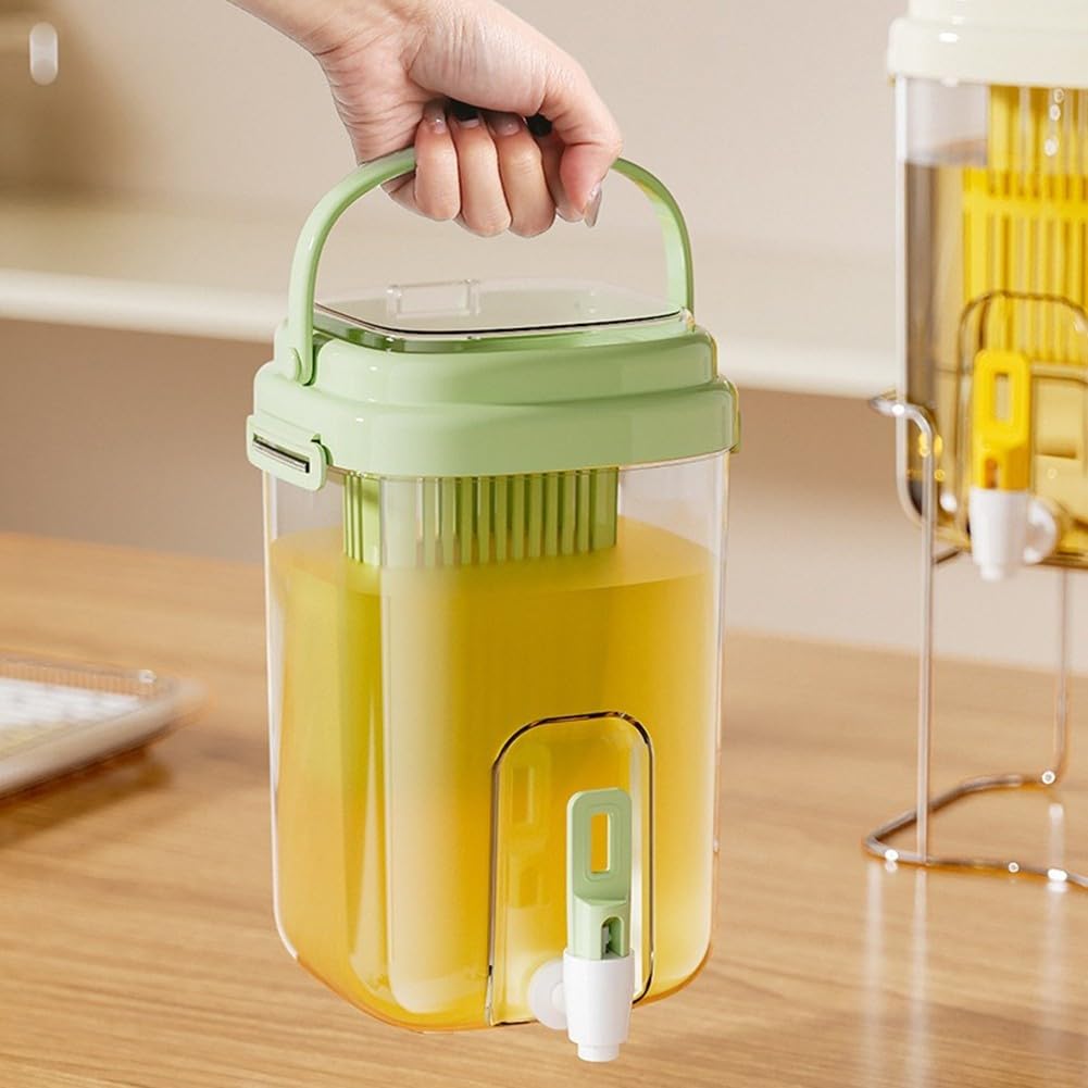 Cold Water Pitcher with Faucet and Tea Infuser J999725