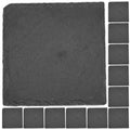 12pcs Natural Stone Coasters with Non Slip Bottom L776159