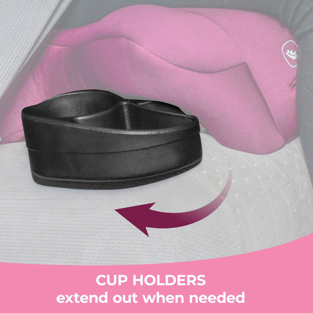 2-in-1 Belt Positioning Booster Seat, Pink Z30868