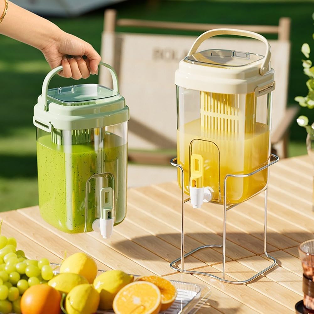 Cold Water Pitcher with Faucet and Tea Infuser J999725