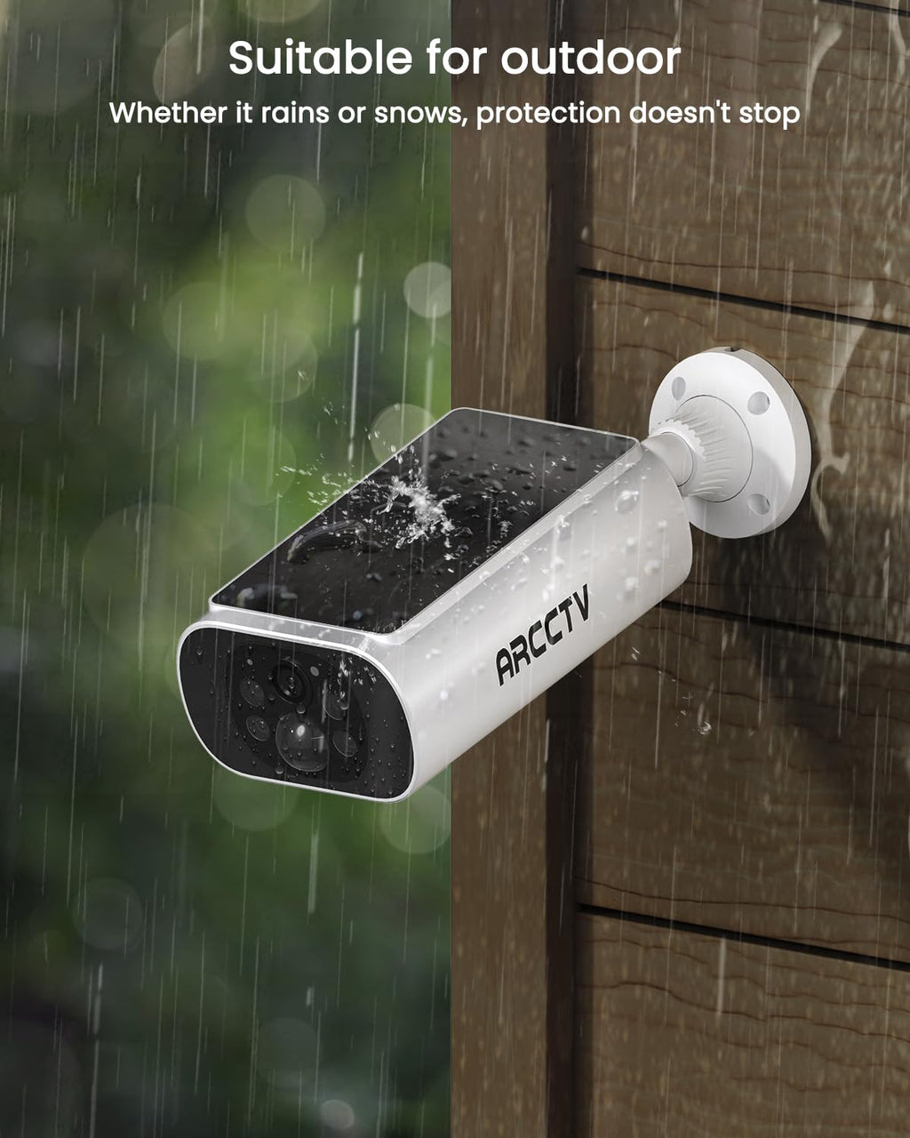 Solar Security Cameras Wireless Outdoor 4MP 2.5K HD F110146