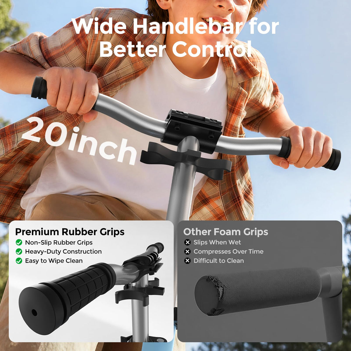 Kick Scooter with 8 Big Wheels Y7594