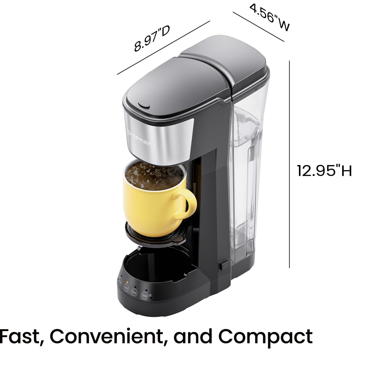 Single Serve Coffee Maker with 40oz Water Reservoir A5838