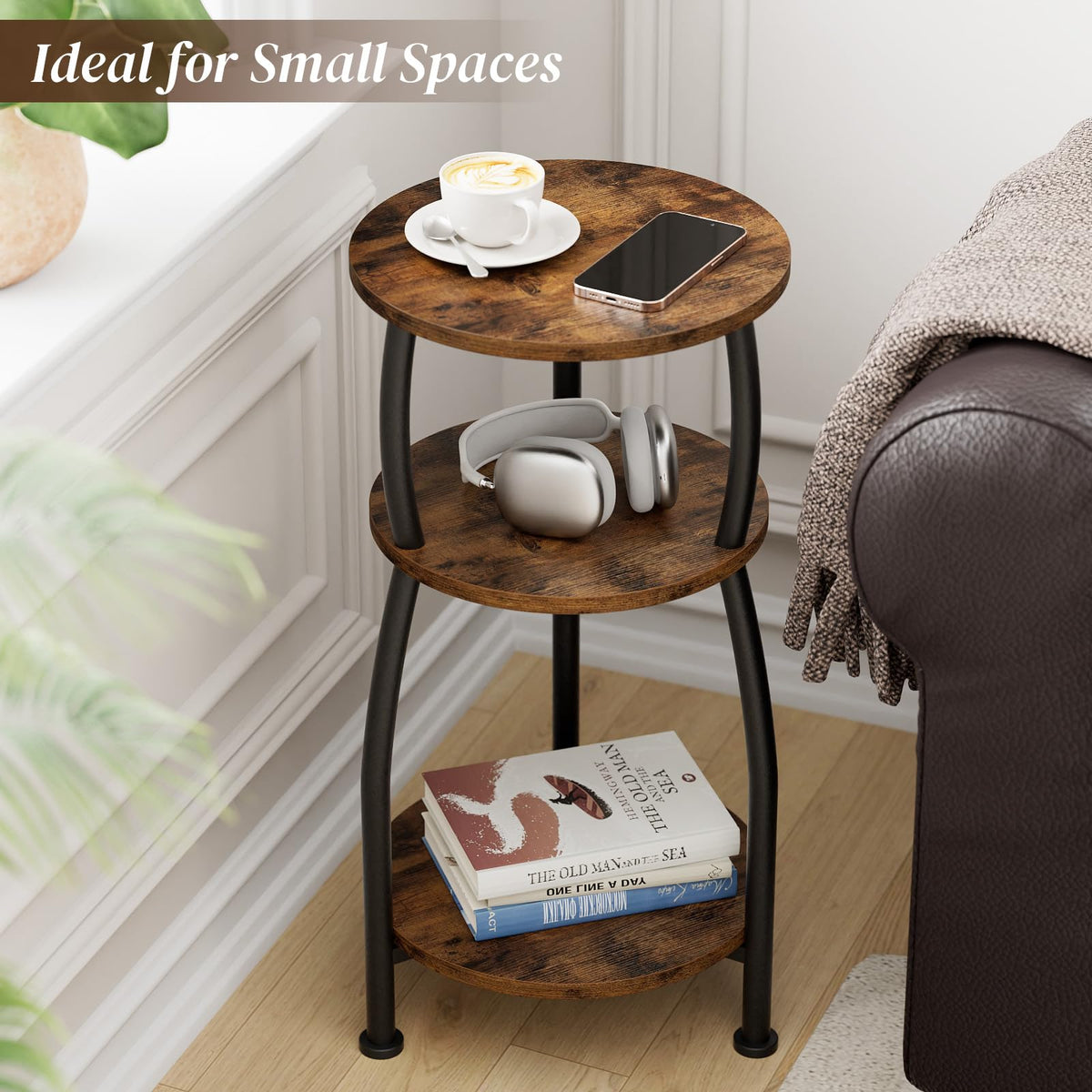 Round 3-Tier Side Table S2596