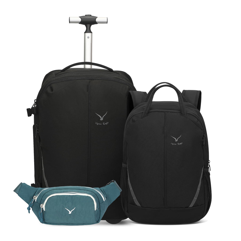 Rolling Backpack with Wheels 43L with Waist Pack Y718