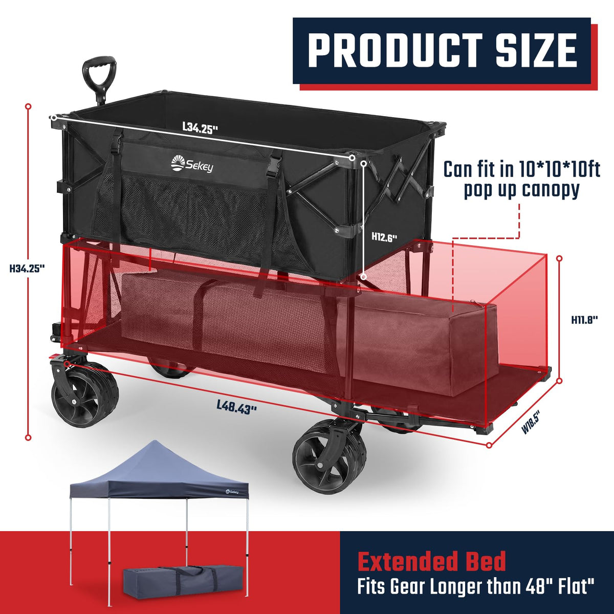 400L Double-Decker Wagon 500 lb Capacity W344522