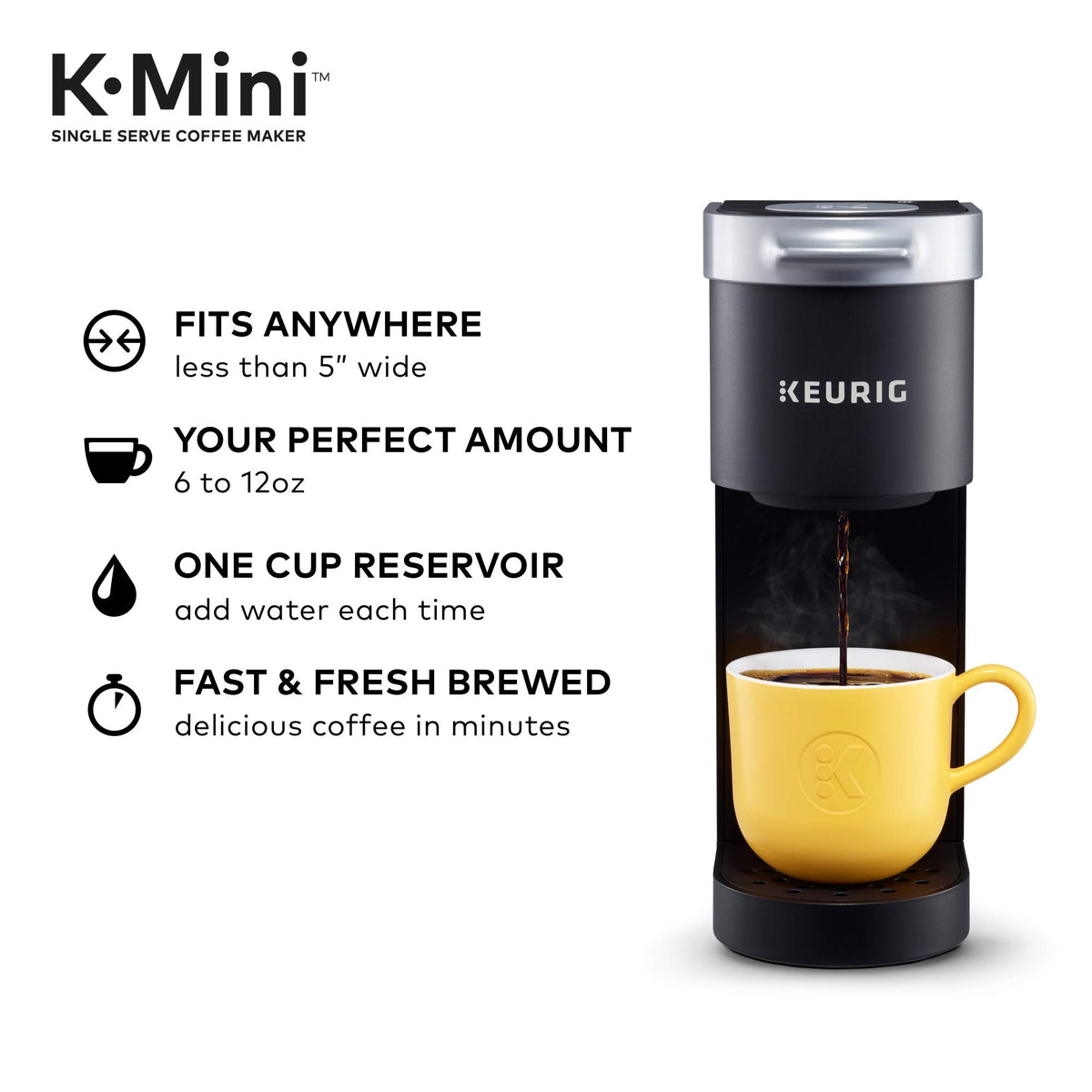 Single Serve Coffee Maker with Travel Mug Y776144