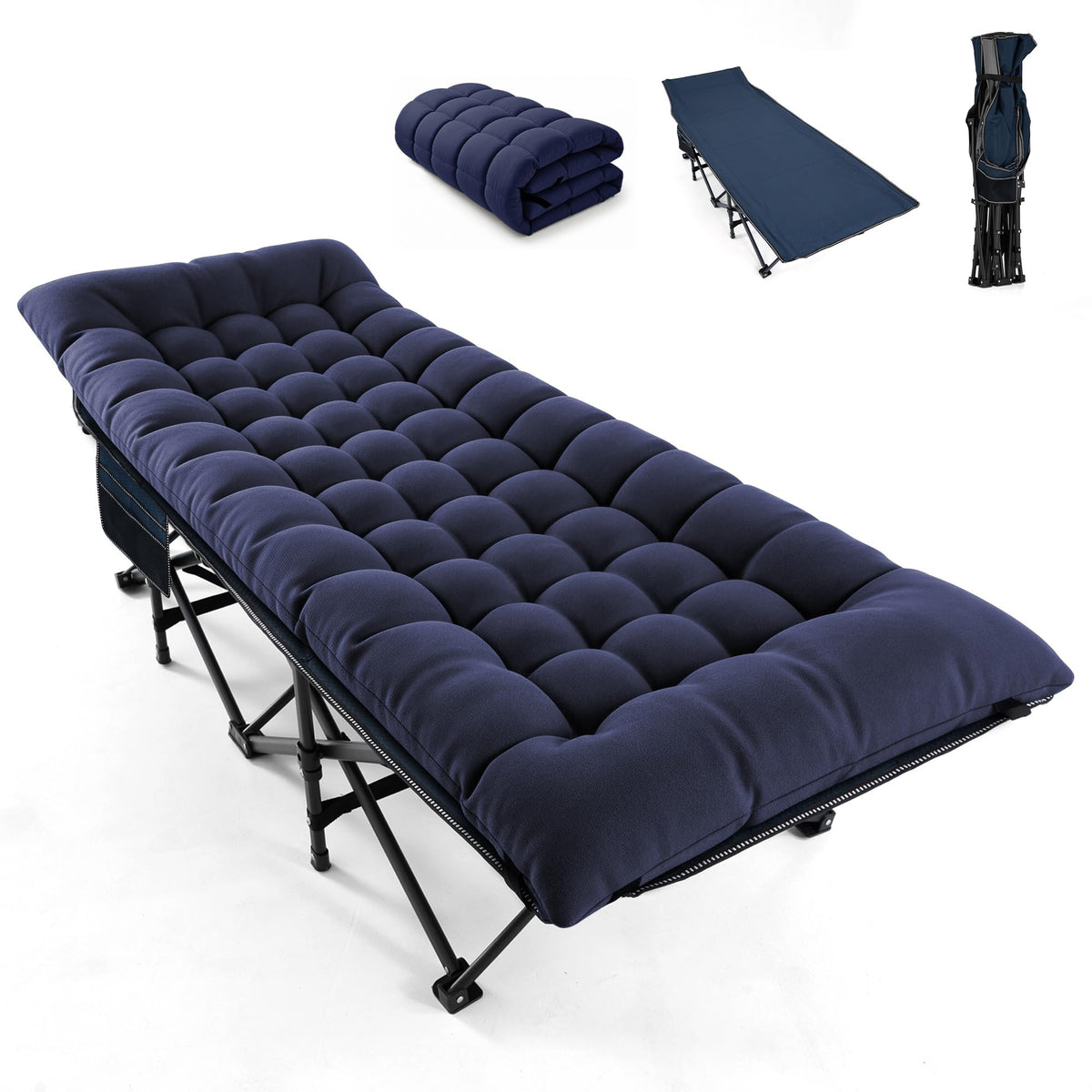 Folding Camping Cot with Mattress I238