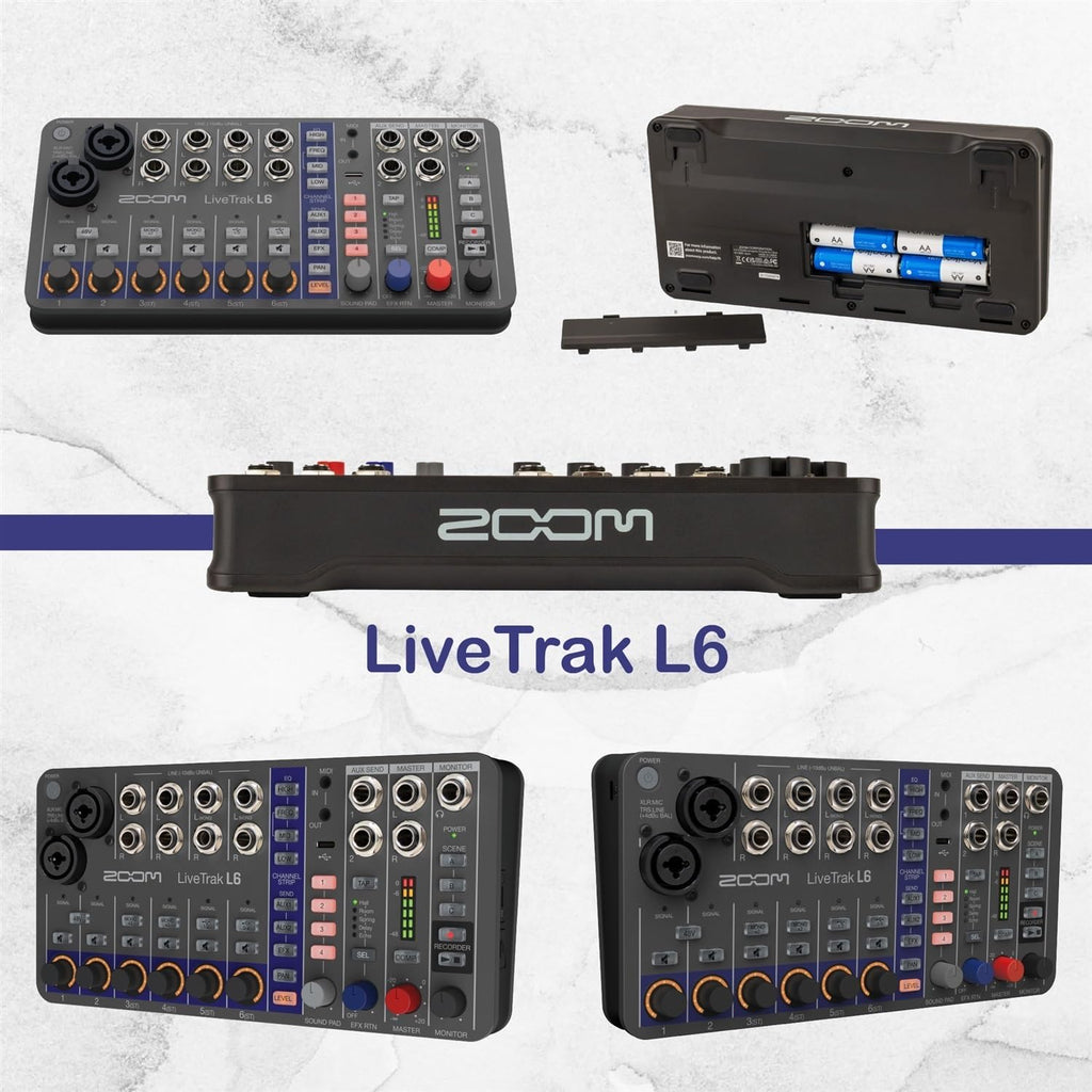 6-Channel Digital Mixer and Multitrack Recorder V31026