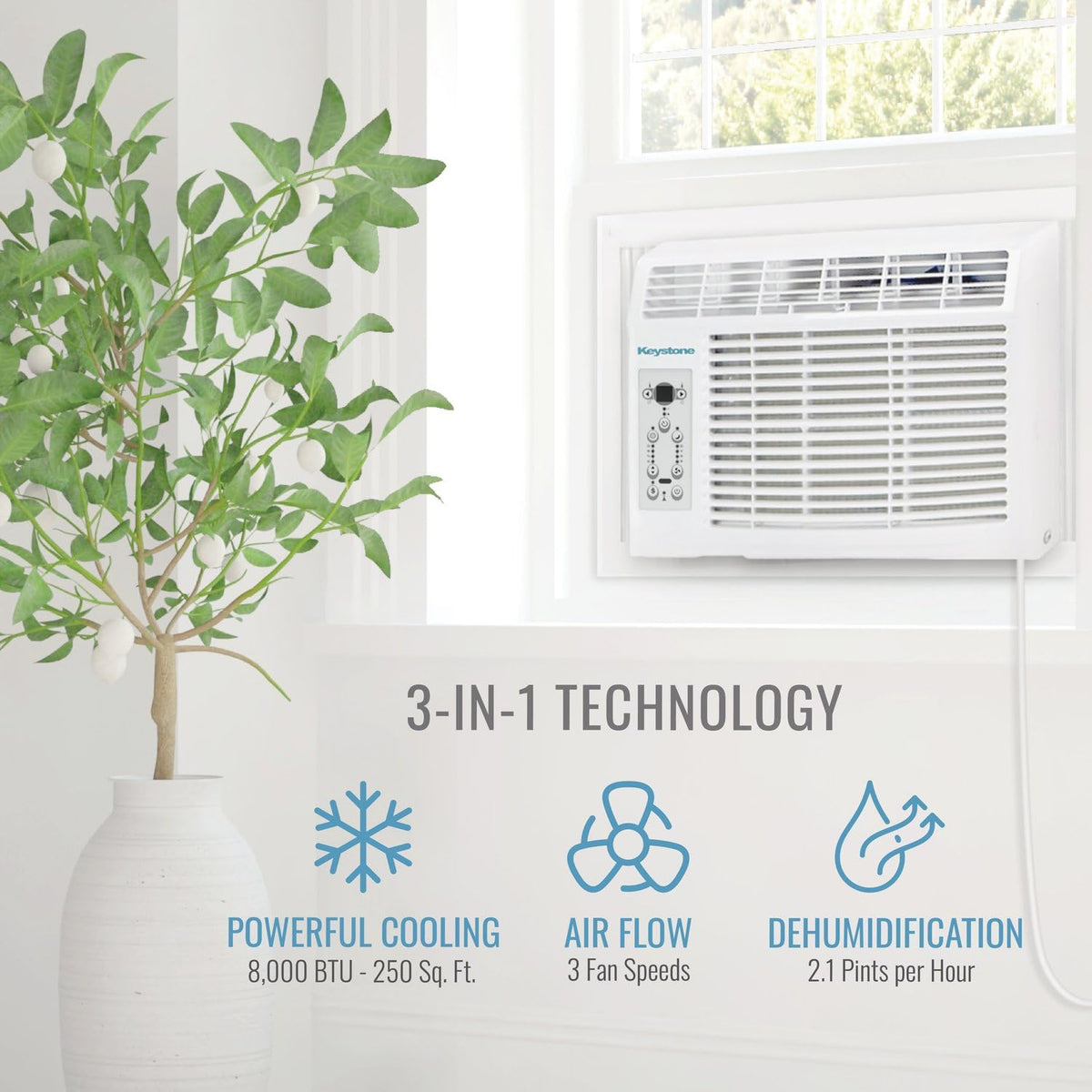 8,000 BTU Window Air Conditioner H110