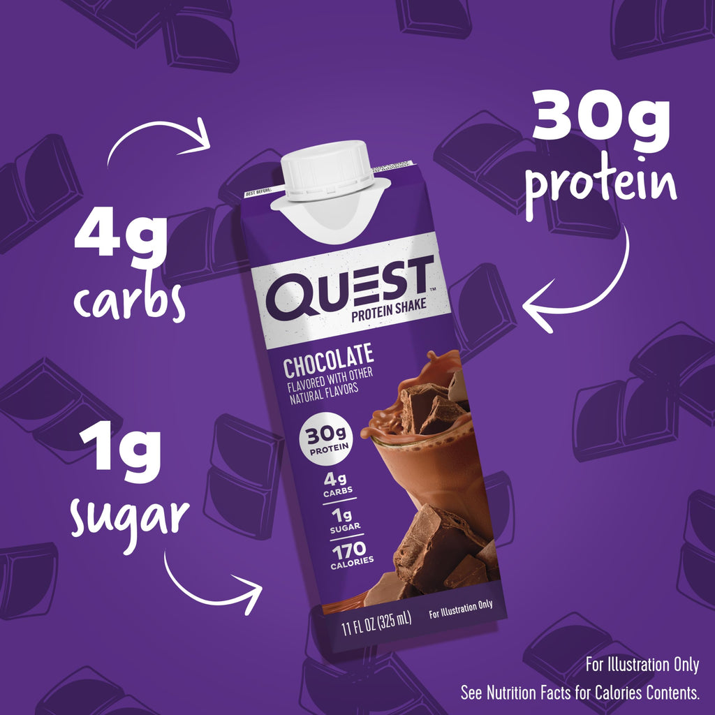 Chocolate Peanut Butter Protein Shake 12 Count L6512