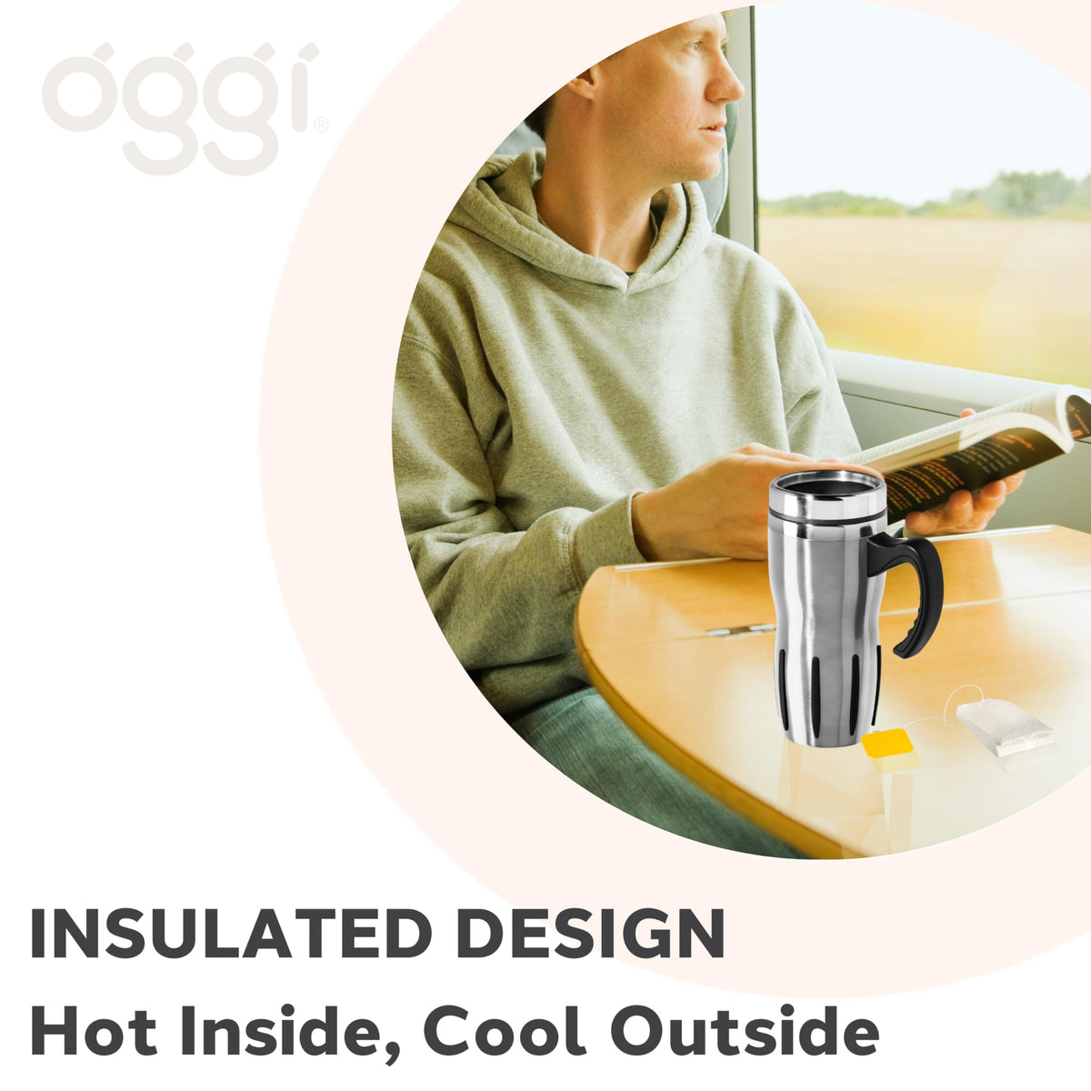Stainless Steel Thermal Travel Mug 16oz C789463