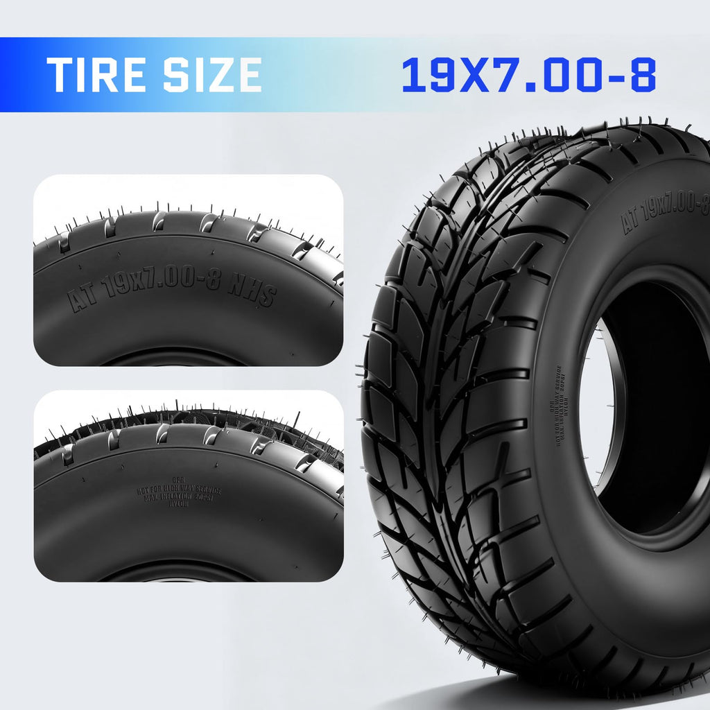 19x7-8 ATV/UTV Tires Set of 2 N400