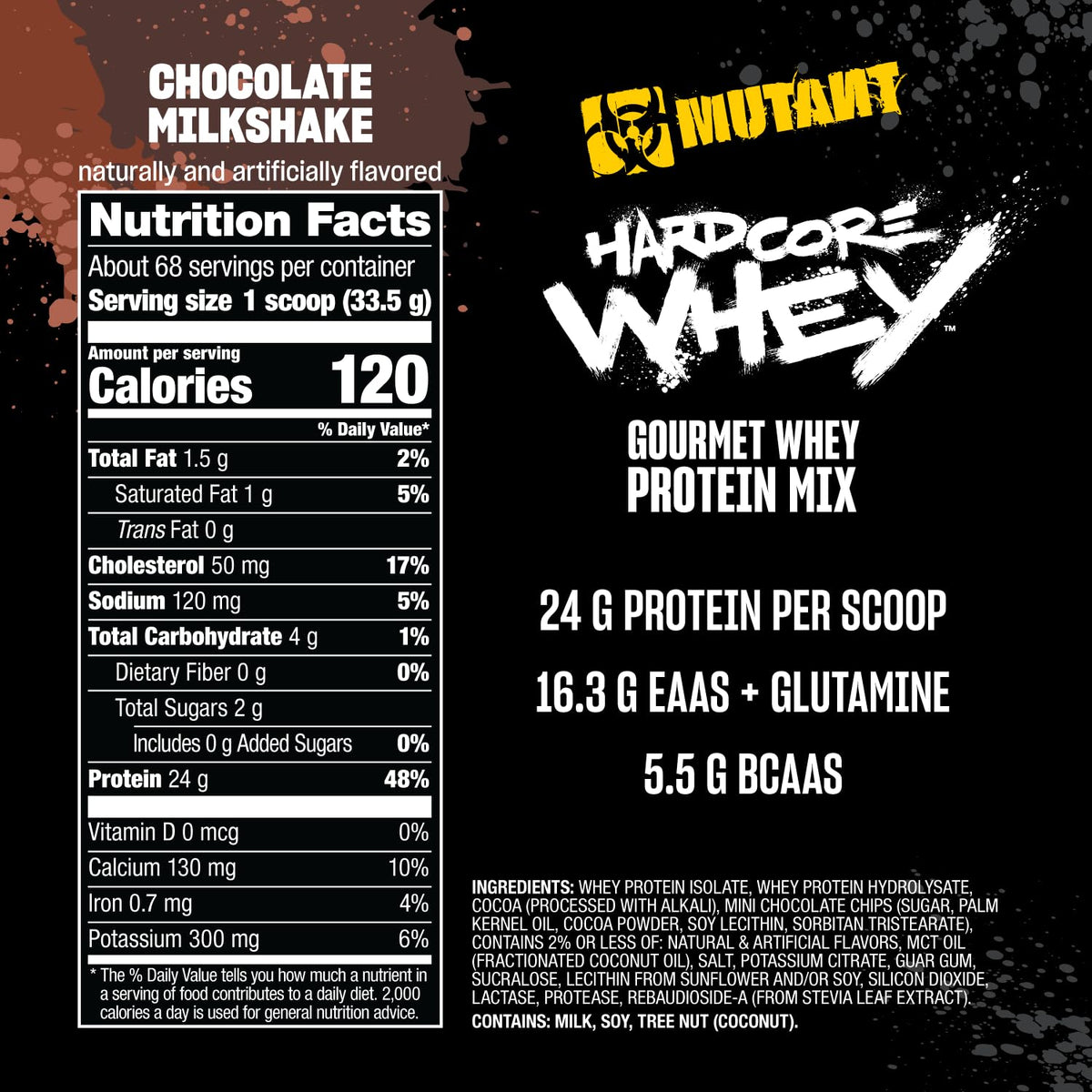 Whey Protein Isolate Chocolate 5 lb B774161
