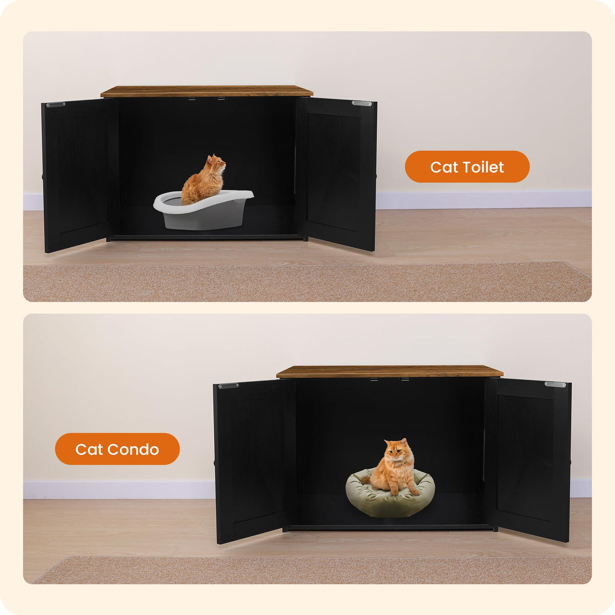 Cat Litter Box Enclosure F2132