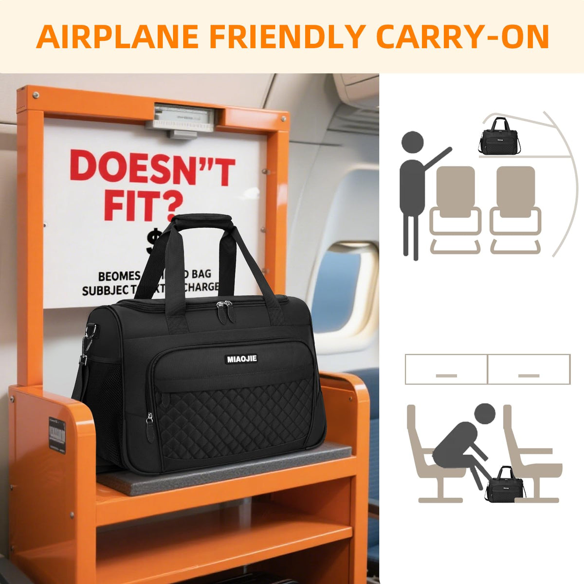 Foldable Lightweight Travel Duffle Bag I924066