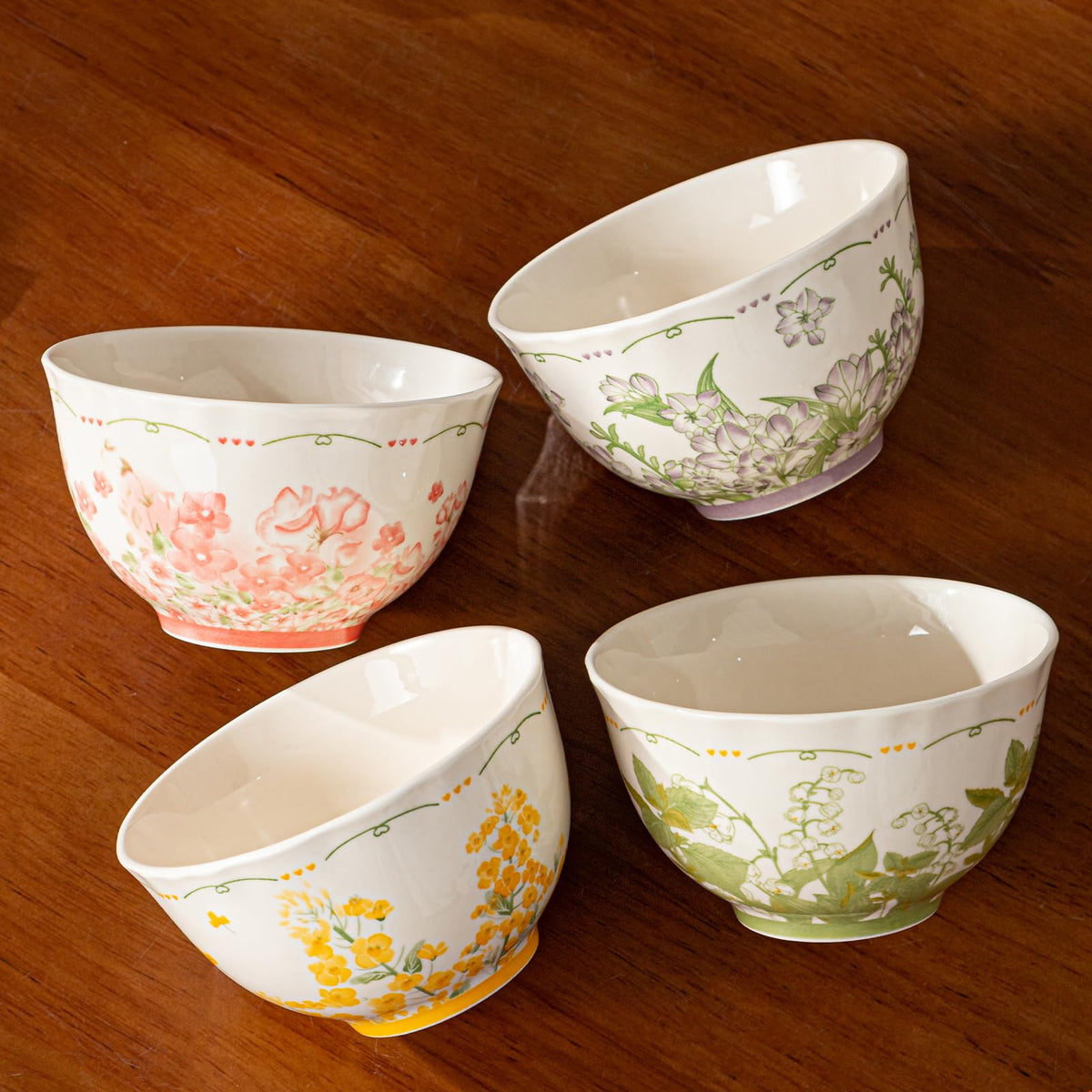 12-Piece Ceramic Dinnerware Set, Service for 4, Cream White K114415