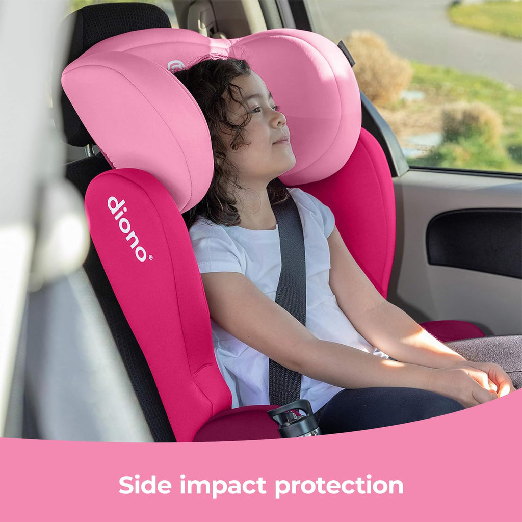 2-in-1 Belt Positioning Booster Seat, Pink Z30868